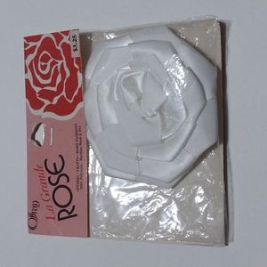 3/$15 VTG 3" Offray La Grande Rose